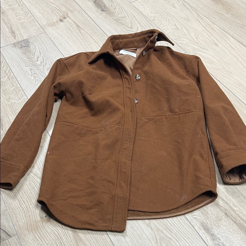 Aritzia Brown Varsity Jacket